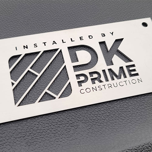 Metal Cut Logo Plates